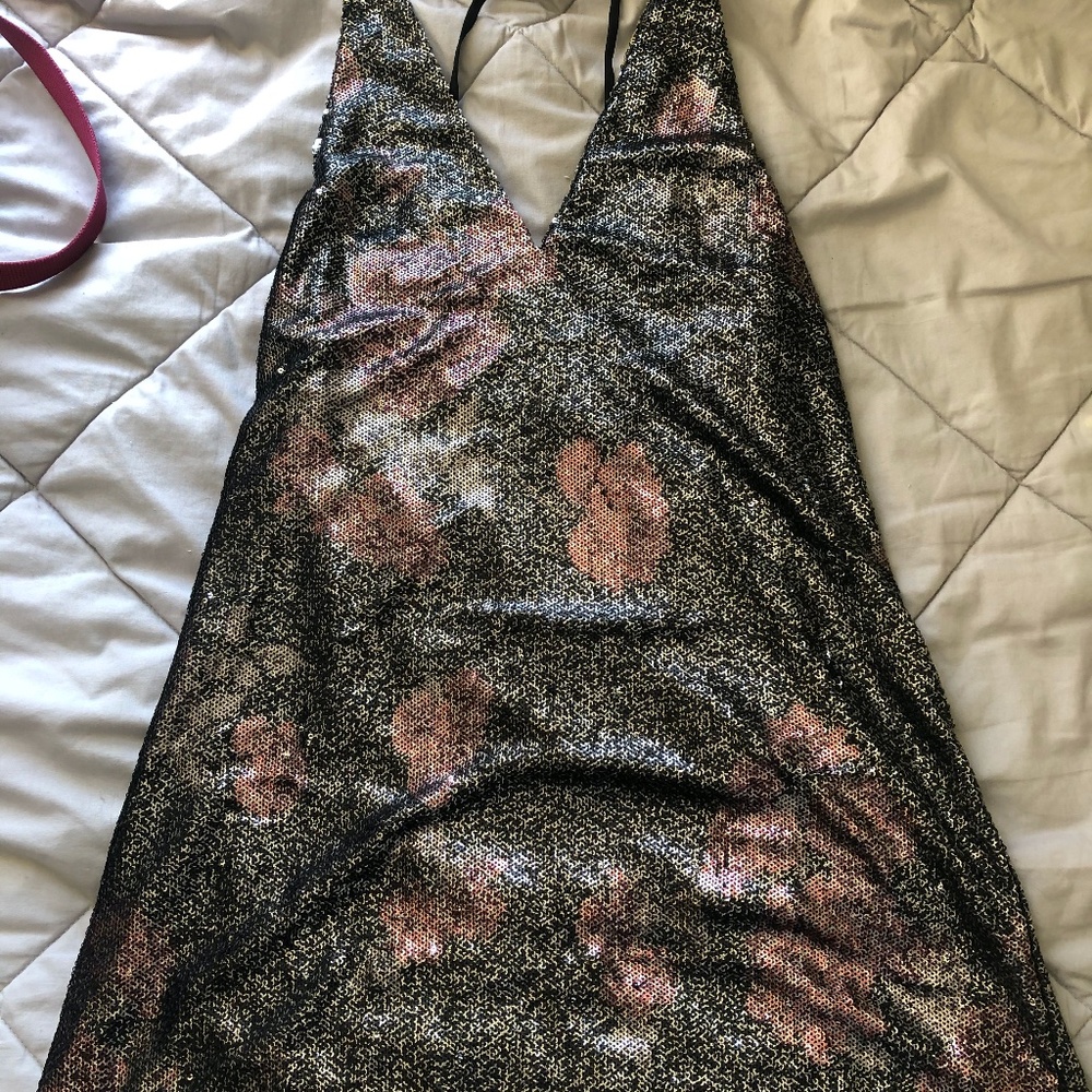 Floral Sequin Dress -Free People